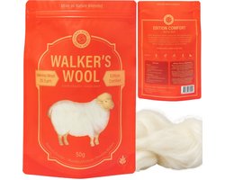 SunnyHome Wandelwol 50 gram - Antidruk Merinowol met Lanoline - Voorkomt Blaren en Drukplekken - Comfort