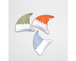 Sunnylife - Kids Swimtime Dive Buddies Shark Fins Set van 3 - Neopreen - Multicolor -