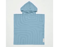 Sunnylife - Kids SwimtimeTerry Beach Hooded Towel 6-9 Surf-Blue