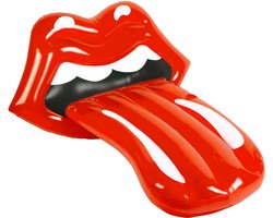 Sunnylife - Rolling Stones Luchtbed 3D Deluxe - PVC - Rood -