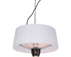 Sunred - Artix - Bright lijn - Wit - Hangend model - Terrasverwarmer - Infraroodstraling - 1500 W – ECO - 3 standen - LED - Afstand bestuurbaar - Elektrische heater