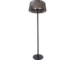 Sunred - Artix Corda - Bright lijn - Bruin - Staand model - Terrasverwarmer - Infraroodstraling - 2100 W - ECO - 3 standen - Olefin hoofd - Elektrische heater