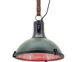 Sunred – Indus - Ultra lijn - Groen – Hangend model - Terrasverwarmer - Infraroodstraling - 2100 W – 5 standen – ECO – Smart - Elektrische heater – Afstand bestuurbaar – Slimme heater