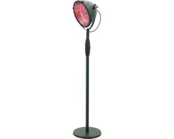 Sunred - Indus - Ultra lijn - Groen - Staand model- Terrasverwarmer - Infraroodstraling - 2100 W - 5 standen - ECO - Smart - Elektrische heater - Afstand bestuurbaar - Slimme heater