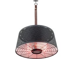 Sunred - Moderna Artix - Ultra lijn - Zwart - Hangend model - Terrasverwarmer - Infraroodstraling - 2000 W – ECO - 5 standen – ECO – SMART - Afstand bestuurbaar - Elektrische heater – Slimme heater