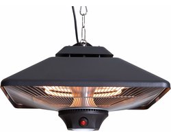 Sunred – Spica - Bright lijn – Zwart – Hangend model - Terrasverwarmer – Halogeen technologie – 2000W – ECO – LED – Afstand bestuurbaar – 2 standen – Elektrische heater – heater