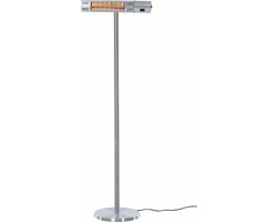 Sunred - Ultra lijn - Zilver - Staand model - Terrasverwarmer â€“ Halogeen rosÃ© goud technologie -