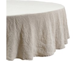 Sunrise tafelkleed rond oatmeal 160 cm