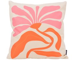 Sunset Bloom Kussenhoes | 45 x 45 cm | Katoen/Linnen