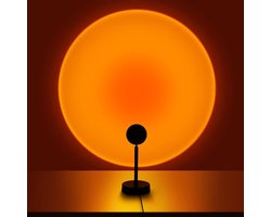 Sunset Lamp - Zonlicht Lamp - Zonsondergang Lamp - Sterren Projector - Wake Up Light - Zon Lamp - Zonnelamp - Mediteren -Zonsondergang en Regenboogprojectie Lamp - Stemmingslamp voor Woningdecoratie