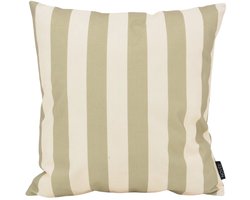 Sunset Stripe Olive - Outdoor Kussenhoes | 45x45 cm | Katoen/Polyester