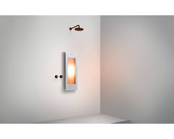 Sunshower One S - Opbouw Vlak met Infrarood-licht - White - bewezen Gezondheidsvoordelen