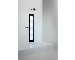 Sunshower Plus L inbouw met infrarood en UV-licht black