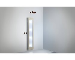 Sunshower Plus L - Opbouw Vlak met Infrarood-licht en UV-licht - Sand White - bewezen Gezondheidsvoordelen