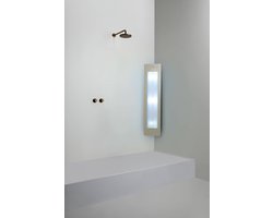 Sunshower Plus M - Opbouw Hoek met Infrarood-licht en UV-licht - Sand White - bewezen Gezondheidsvoordelen