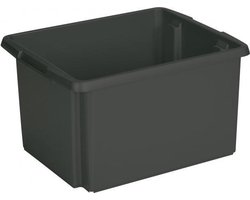 Sunware Relife Nesta Opbergbox 32L - antraciet - gerecycled materiaal
