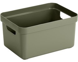 Sunware - Sigma home opbergbox 13L donker groen - 35 x 24,6 x 18,3 cm