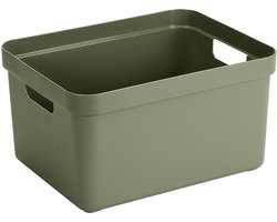 Sunware - Sigma home opbergbox 32L donker groen - 44,4 x 34,2 x 24,2 cm