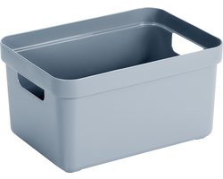 Sunware - Sigma home opbergbox 5L blauw - 25,2 x 17,5 x 12,2 cm