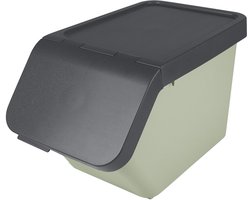 Sunware Sigma Home prullenbak 30L - Stapelbaar - Groen