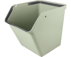 Sunware Sigma Home prullenbak 60L - Stapelbaar - Groen