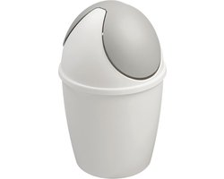 Sunware Tiglio tafelafvalbak - 1.5L - met swing deksel - wit/grijs
