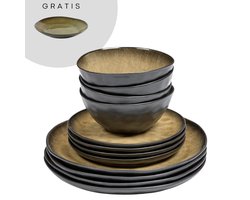 SUPER ACTIE: Serax Pascale Naessens Green Pure Serviesset (13 delig) 4 personen