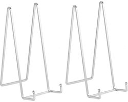 Super hoge metalen displaystandaard voor 12 inch platen - veelzijdige fotolijst en tafelblad houder voor decoraties