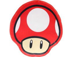 Super Mario Gevormd kussen - Toad - Voor de kinderkamer - Rood