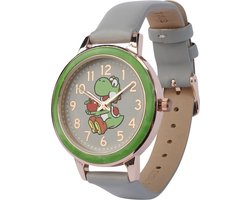 Super Mario Yoshi Polshorloges meerkleurig Zink Dames - Fan merch, Gaming, Nintendo, Yoshi