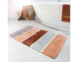 Super Zachte Wollen Badmat met Antislip - Wasbaar en Geschikt voor Vloerverwarming - 55x65 cm