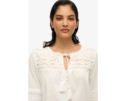 Superdry - Ibiza blouse met kant - Dames - Tops