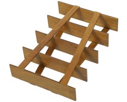 Supvox Enchanting Miniature Wooden Furniture Set for Dollhouse Decorations Scale 1/12 for Boys and Girls, Toy Storage Stand