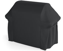 SureDeal® - Barbecue - Barbecuehoes Gasbarbecuehoes - Trekkoord Hoesdoek - Klittenbandsluiting - 132x66x100 cm - Zwart