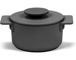 SURFACE POT ENAMEL CAST IRON ZWART D12 - 0,5L