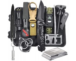 Survival Kit - Outdoor Noodpakket - Camping Set - Overleving Kit - Inclusief Opbergcase - Rheme