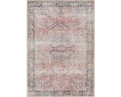 SURYA - ELENA - Wasbaar oosters tapijt - Roze
