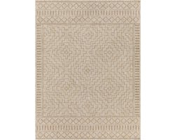 SURYA - SIERRA - Beige jute-look tapijt - Voor binnen en buiten