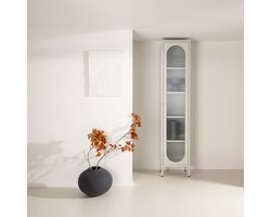 Svea - Alessandra vitrinekast - 180 cm - beige