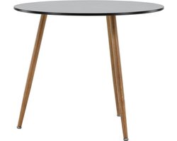 Svea - Seta ronde bistrotafel - ø90 cm - zwart