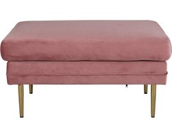 Svea - Tess hocker - velvet - roze