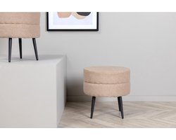 Svea - Zane hocker - teddy - beige
