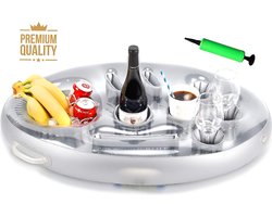 SVENNE® Spa Bar Deluxe - Bubbelbad Bar Tafeltje - Opblaasbaar - Drijvend - Bijgeleverde Pomp