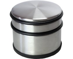 Svenska Living Deurstopper - zilver-mat - RVS - 10 x 8 cm - 1,1 kg