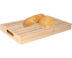 Svenska Living Snijplank - met kruimel opvangbak - bamboe - 38 x 23 cm