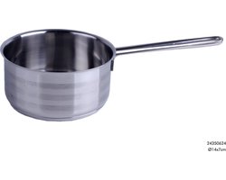 Svenska Living Steelpan/sauspan/juspan - RVS - D14 cm - 1L - Alle Warmtebronnen