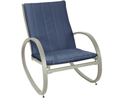 Svita Eiby Deluxe - Schommelstoel Outdoor - Armleuning Stopper Bekleding Blauw