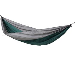 SVITA Hangmat - Buiten Camping Ultralichte Bevestiging 1-2 Personen Groen/Lichtgrijs