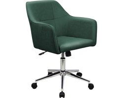 SVITA JAKE bureaustoel - vergaderstoel directiestoel kantoor stof groente