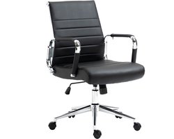 SVITA OFFICE COMFORT bureaustoel draaistoel directiestoel kunstleer zwart